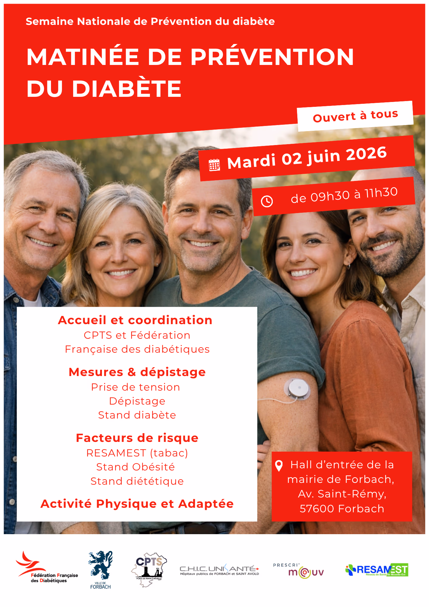 Matinée de prévention du diabète
