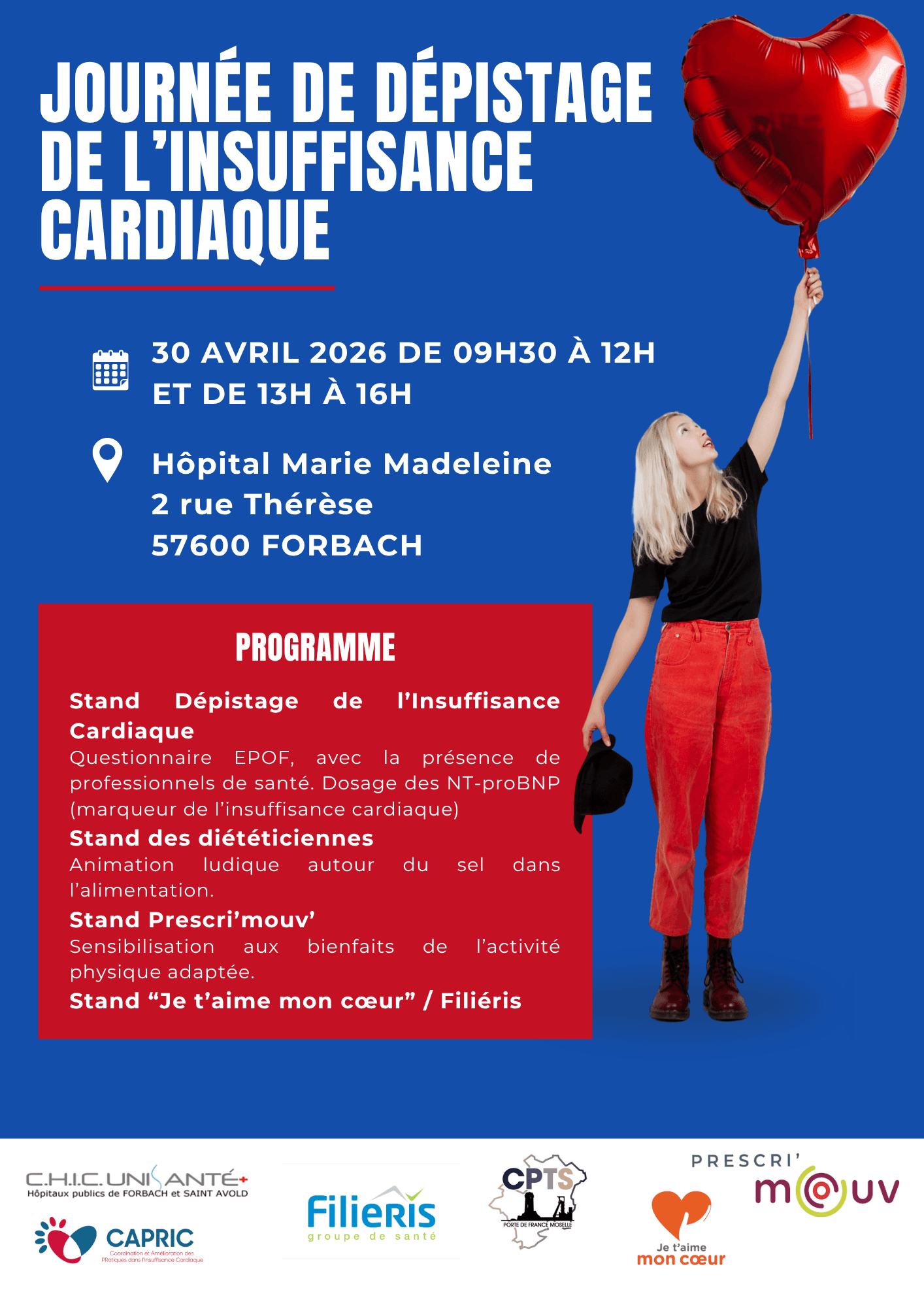 JOURNEE DE DEPISTAGE DE L'INSUFFISANCE CARDIAQUE