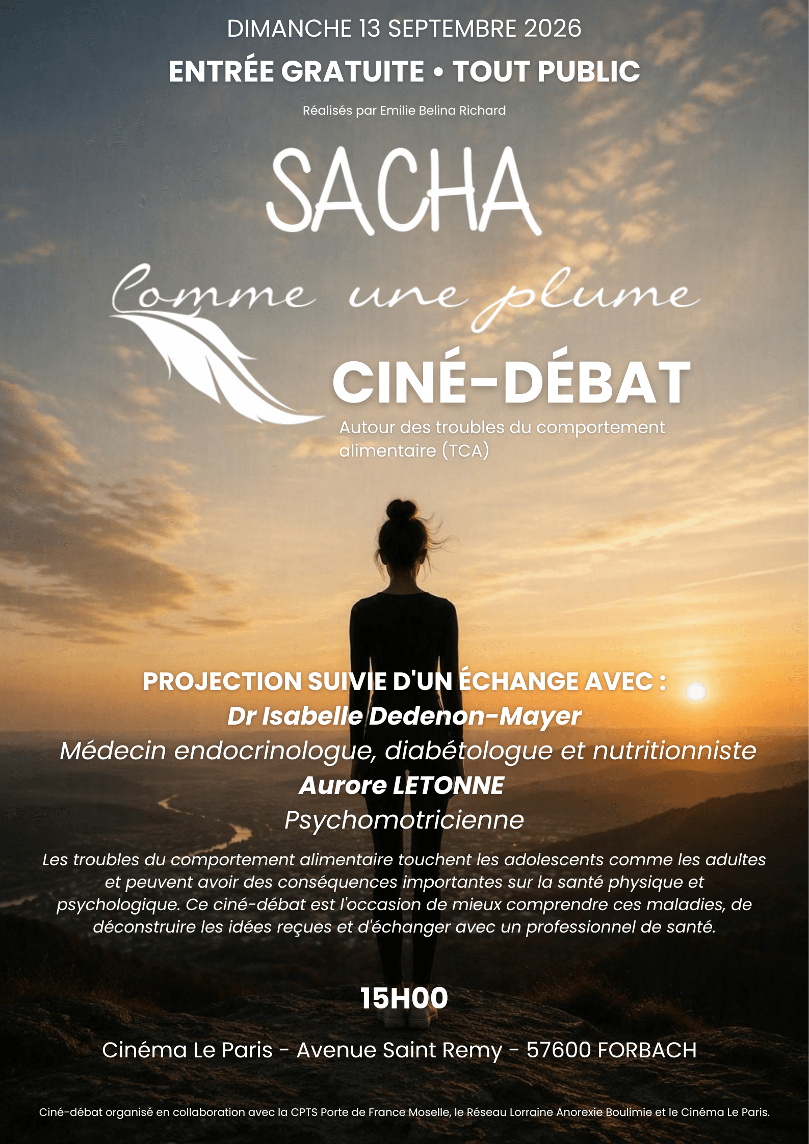 CINE-DEBAT : SACHA, COMME UNE PLUME